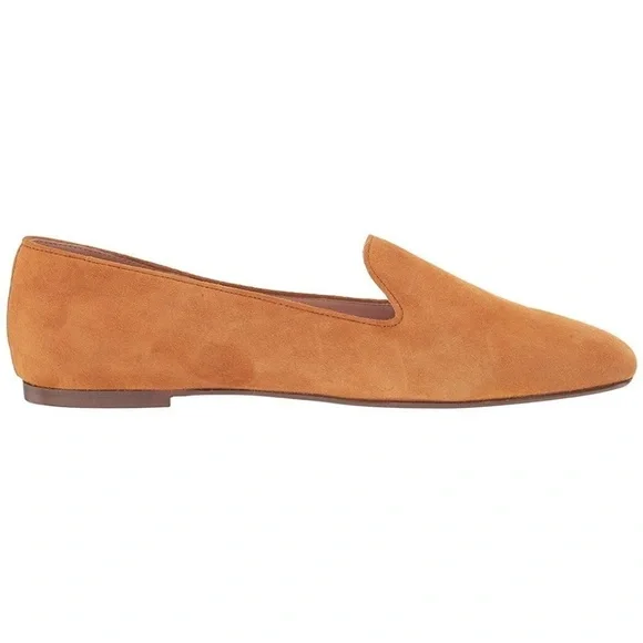Jcrew Suede Smoking Loafers Roasted Cider Beige
